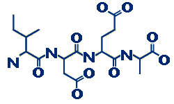 In the graphic, the blue circles represent nitrogen (N) atoms and the white circles represent oxygen (O) atoms. Below is the way an organic chemist would draw this molecule. This is how an organic chemist would draw it.