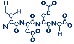 This is the full molecule showing all atoms--including carbon (C) and hydrogen (H).